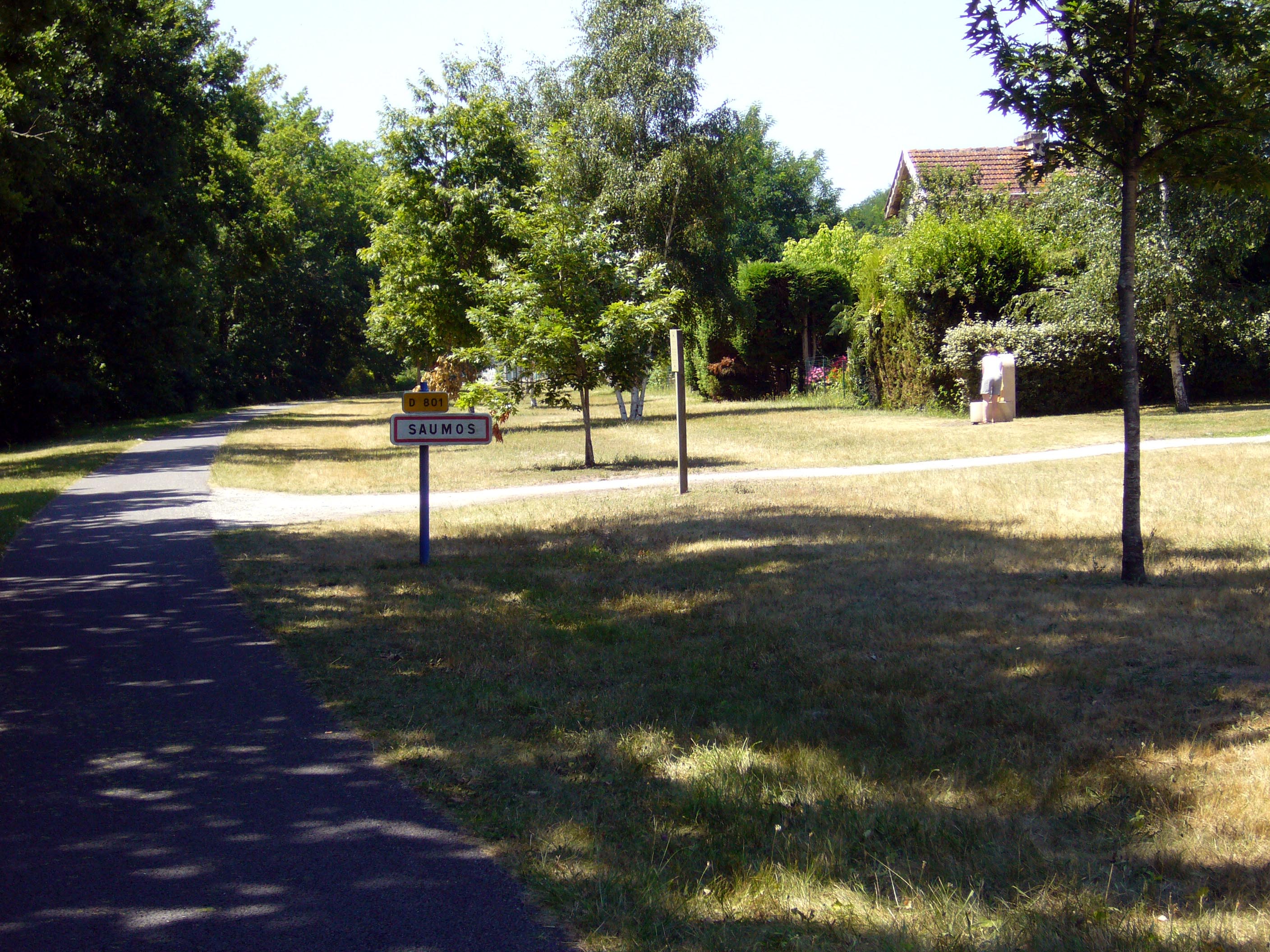 Radweg Abzweigung
