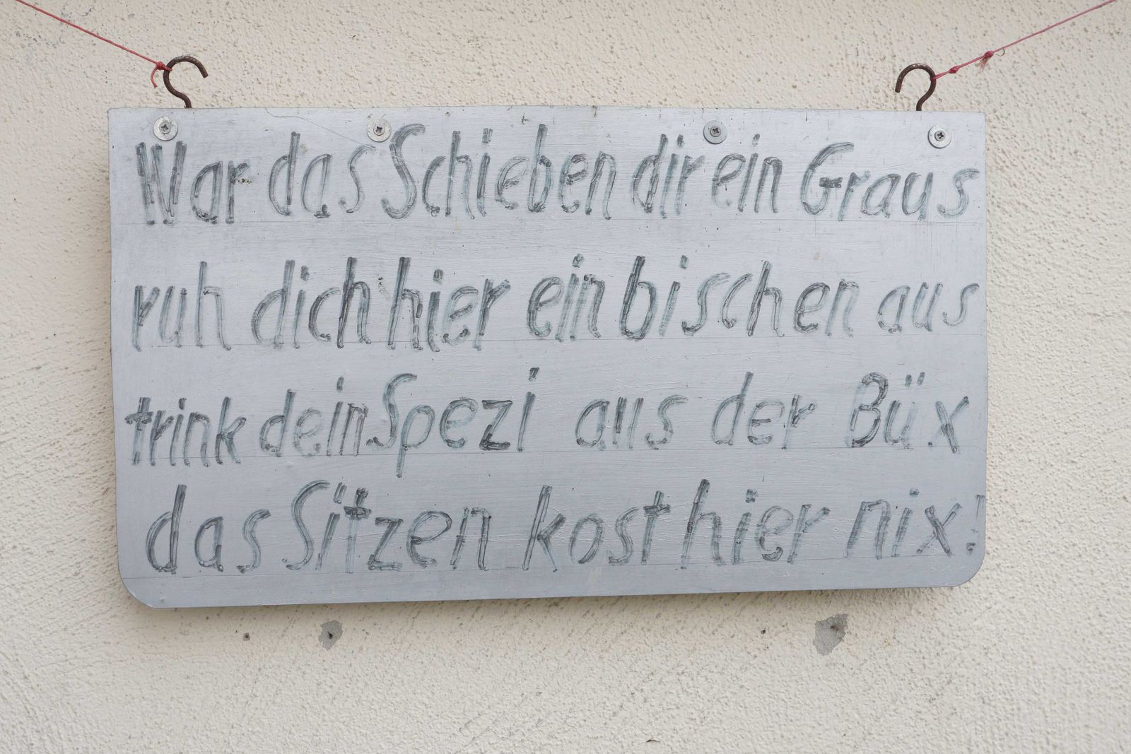 Aufmunterung